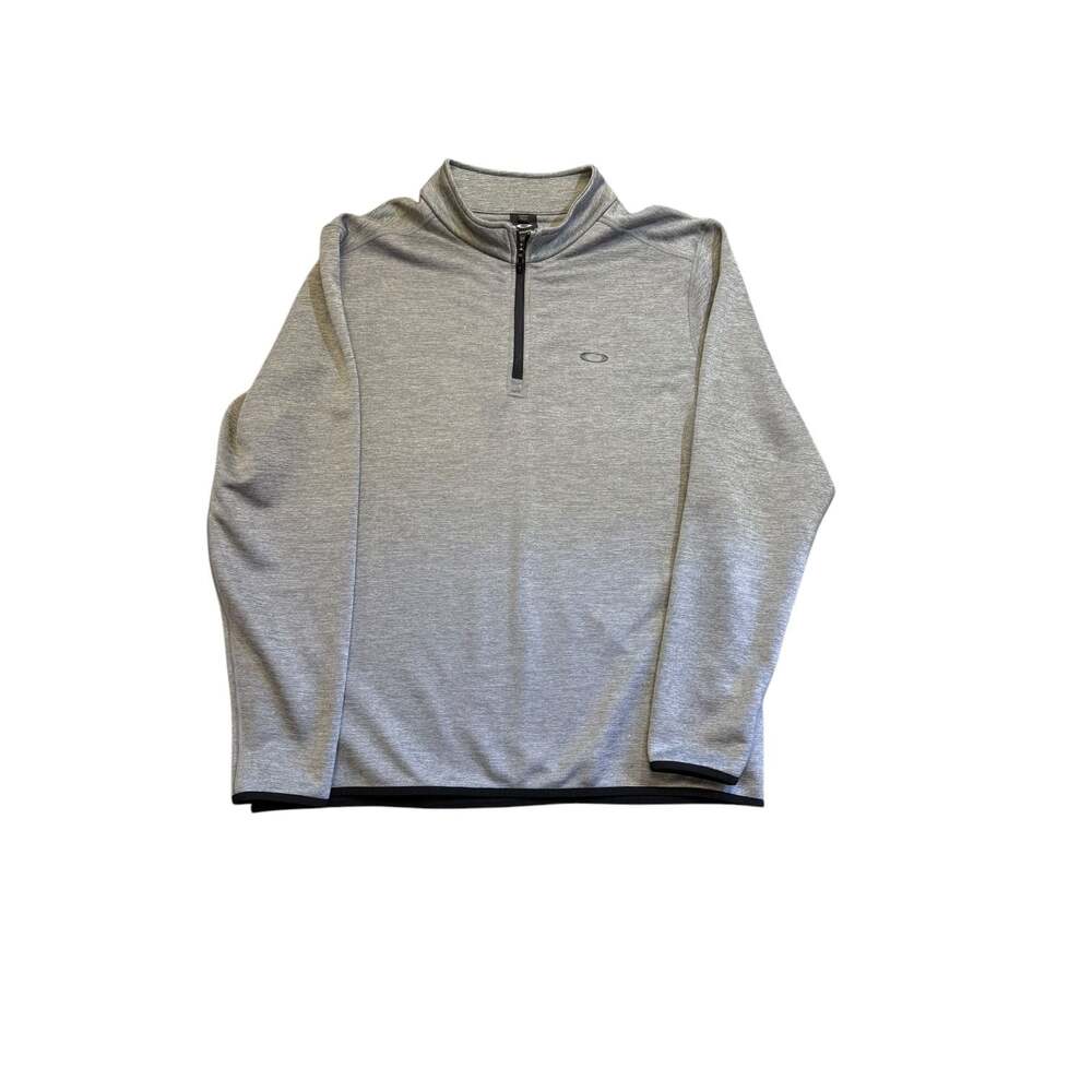 Oakley Gravity Range 1/4 Zip Pullover Heather Gray Size 2XL